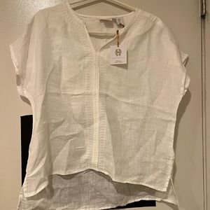 House Of Harlow 1960 Linen Blouse